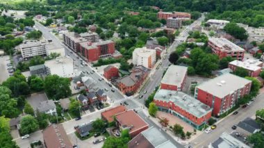 Aerial hyperlapse of Dundas, Ontario, Canada 4K