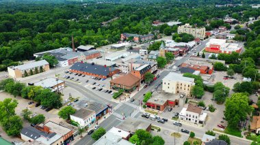 Bir yaz günü Kanada, Ontario, Dundas 'ın hava manzarası
