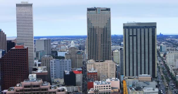 Aerial Downtown New Orleans Louisiana Stati Uniti America — Video Stock