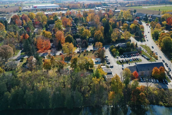 Повітряна Сцена Елори Онтаріо Канада Восени — стокове фото