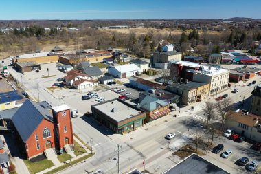 New Hamburg, Ontario, Kanada 'da ilkbaharın başlarında