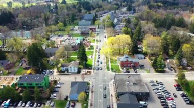 Ancaster, Ontario, Kanada 'nın 4K ilkbaharında hava hızında düşüşü