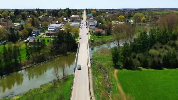 Aerial Hyperlapse Drayton Ontario Kanada Wiosną — Wideo stockowe