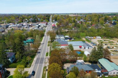 Norwich, Ontario, Kanada 'da bir bahar günü