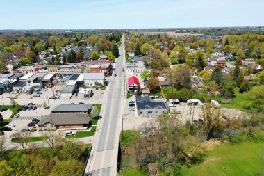 Norwich, Ontario, Kanada 'nın hava manzarası