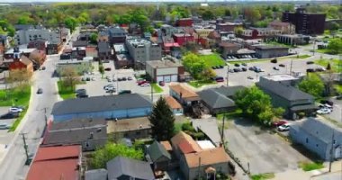 Thorold, Ontario, Kanada 4K 'da hava hızında düşüş