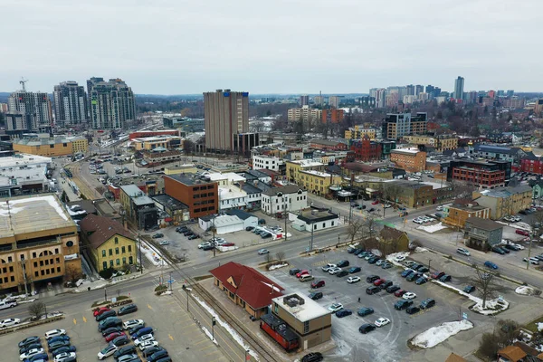 Waterloo, Ontario, Kanada 'da bir hava sahnesi.