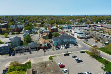 Thorold, Ontario, Kanada 'da ilkbaharın başlarında yapılan bir antre.