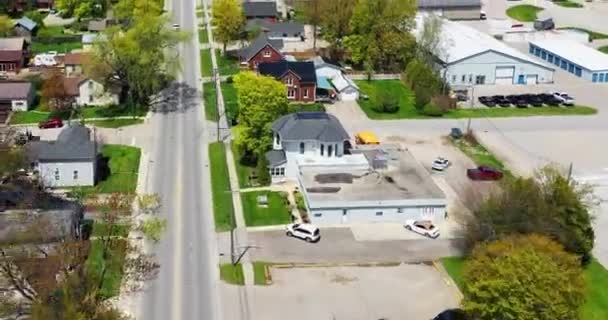 Norwich Ontario Kanada Nın Hava Hızlandırılmış Görüntüsü — Stok video