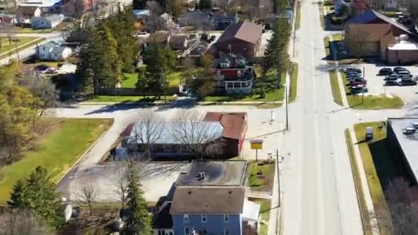 Plattsville Ontario Kanada Sabah Hava Hızında Görüş — Stok video
