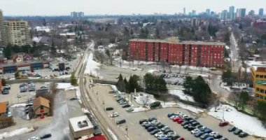 Waterloo, Ontario, Kanada 'nın 4K silueti