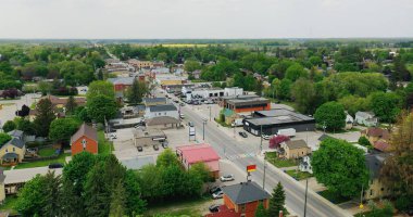 Harriston, Ontario, Kanada 'nın hava manzarası