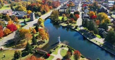 Simcoe, Kanada 'daki Wellington Parkı' nda hava hızı 4K