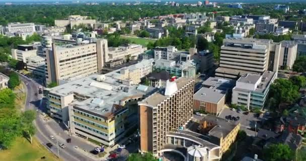 Aerial Hyperlapse Kingston Ontario Kanada — Stock video