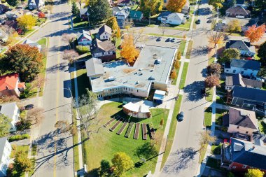 Sonbaharda Kanada, Ontario 'da bulunan Simcoe Anteni.