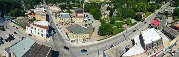 Aerial View Clinton Ontario Canada Fine Morning Stock Picture