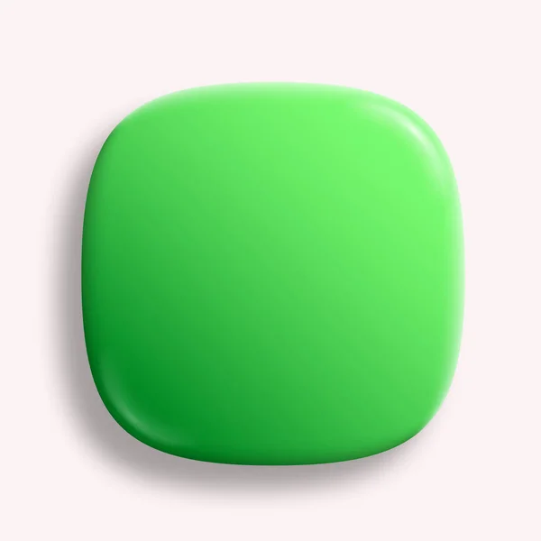 Uygulama Simgesi Süperelips Parlak Pastel Vektör Arkaplanı Yeşil Holografik Gradyan — Stok Vektör