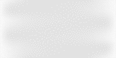 Noktalar Dijital Teknoloji Gri Işık Vektör Arkaplanı. Yapay Zeka Soyut Veri Kodu Kavramı. Beyaz Dalgalı Kavrayan Doku Tahıllı Arkaplan Çizimi