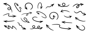 Kalem Okları Karalama Vektörü Ayarları. Chalk Scribble Pointer Şekilleri Koleksiyonu. Kalem Renkli El Çekimi Fırça Dokuları Girdabı. Boya Kalemi Vurgulama Elementleri Kömür Kıvrımlı Semboller İşaretleyici Paketi