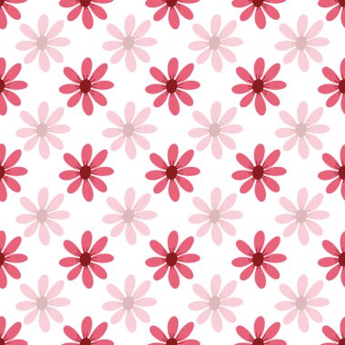 Kusursuz çiçek vektör deseni. Modern duvar kağıdı, kumaş, ev dekorasyonu ve ambalaj projeleri için mükemmel..