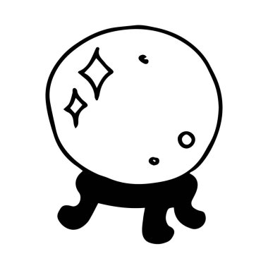 Sihirli top vektör çizimi