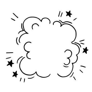 Patlayıcı çizim. Eskiz tarzında siyah beyaz çizim, klasik grafik