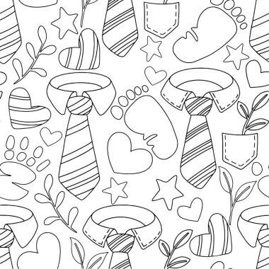 Babalar günü için kusursuz bir örnek. Güzel boyama kitabı.