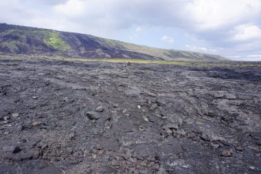 Lava field in Big island in Hawaii