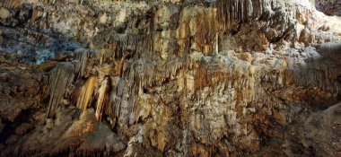 Yunanistan 'ın Kefalonia adasındaki Dragorati mağarası 