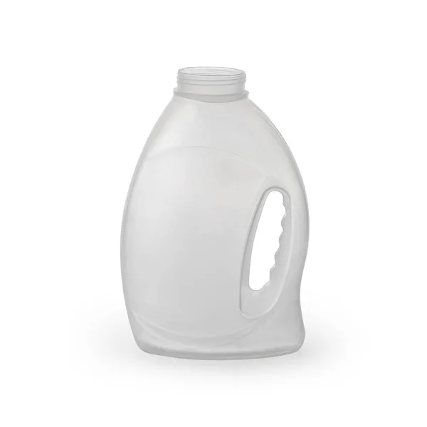 洗涤剂矢量塑料瓶 现实包装模型为您的设计 图库图片