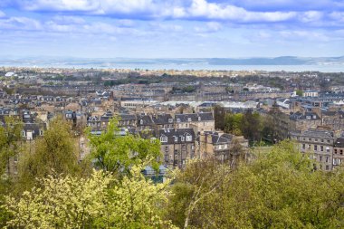 İskoçya 'nın başkenti Edinburgh manzarası