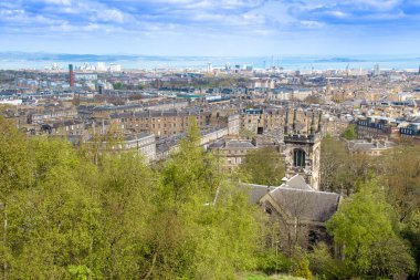 İskoçya 'nın başkenti Edinburgh manzarası