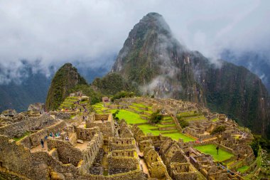 İnkalar Machu Picchu, Peru'da harabeleri kaybettiler.