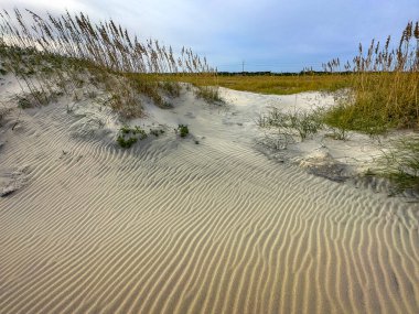Cape Hatteras Ulusal Deniz Kıyısındaki Kum tepelerinde dalgalar, Kuzey Carolina