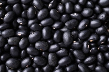 Siyah fasulye dokusu arka plan, Üst Manzara, Gıda Malzemesi