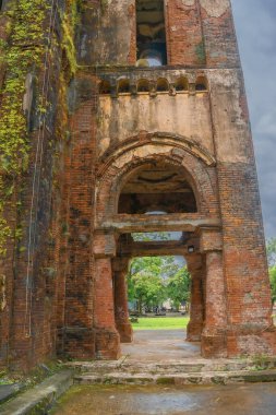 An ancient church at La Vang Holy Sanctuary, It is the site of the Minor Basilica of Our Lady of La Vang, Quang Tri, Vietnam. Travel concept