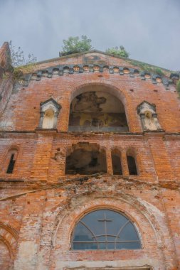 An ancient church at La Vang Holy Sanctuary, It is the site of the Minor Basilica of Our Lady of La Vang, Quang Tri, Vietnam. Travel concept