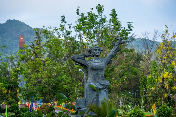 Остров Кон Дао Вьетнам Апреля 2023 Года Вид Кладбище Зыонг — стоковое фото