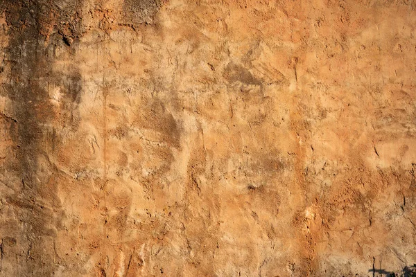 Jordväggskonsistens Gammal Lerhusstruktur Lera Bakgrund Typ Material Gör Husvägg Nordvietnam — Stockfoto