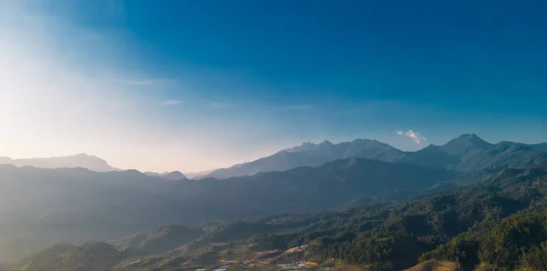 Paesaggio Montano Maestoso Nel Vietnam Nord Occidentale Paesaggio Concetto Viaggio — Foto Stock