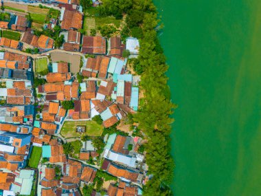 Tuy Hoa şehri, Phu Yen bölgesi, Vietnam. Burası turistlerin ve yerlilerin ilgisini çeken yeni bir yer. Seyahat ve manzara konsepti