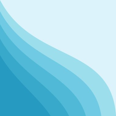 su dalgası arkaplan vektörü çizimi