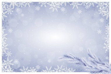 soyut bulanık noeller, yeni yıl ve kış gradyanı Bokeh, vektör illüstrasyonu