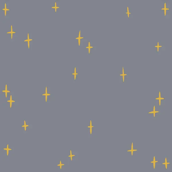 Pastel Gri Gökyüzü Arka Planında Sarı Yıldız Takımyıldızlı Çizimi Deseni Telifsiz Stok Imajlar