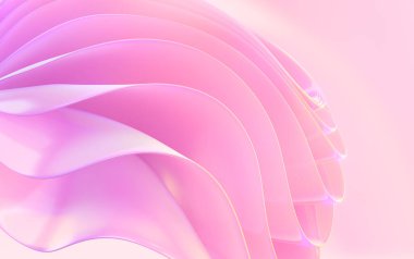 Güzel, romantik ışık dalgalı, soyut, zarif bir arkaplan. Kıvrımlı fütüristik kumaş havası.