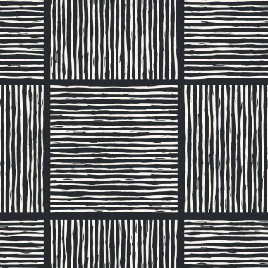 Soyut zarif çizgi fırça darbesi şekilleri ve çıplak renklerle çizgileri olan estetik çağdaş yazdırılabilir dikişsiz desen.