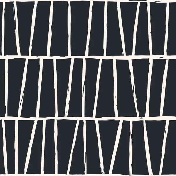 Aesthetic Contemporary Printable Seamless Pattern Abstract Minimal Elegant Line Brush — Vector de stock