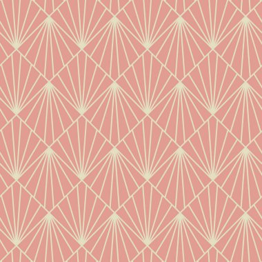 Klasik Art Deco Kusursuz Desen. Çizgi sanat geometrik altın şekiller. Modern süslemeler vektör illüstrasyonu. Kumaş, duvar kağıdı veya ambalaj için Gatsby zarif arkaplan