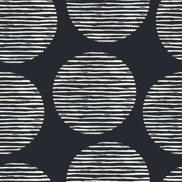 Aesthetic Contemporary Printable Seamless Pattern Abstract Minimal Elegant Line Brush — Stock vektor