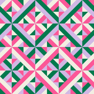 Temel geometrik basılabilir, soyut, zarif çizgi şeklindeki, parlak renklerle çizilmiş, dikişsiz desen. Minimalist orta yüzyıl stil duvar sanatında modern basit arkaplan